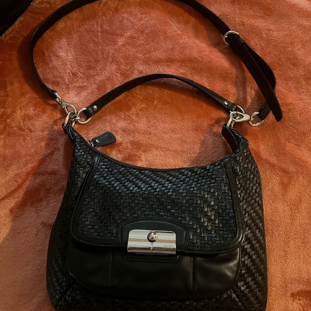 new COACH leather purse